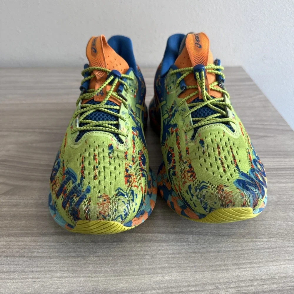 Asics Noosa Tri 14 1011B368 Hazard Green Running Shoes Men Size 9 Sneakers